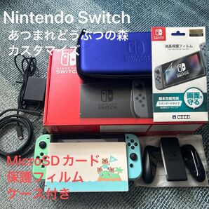 Nintendo Switch 本体 あつまれどうぶつの森カスタマイズセット