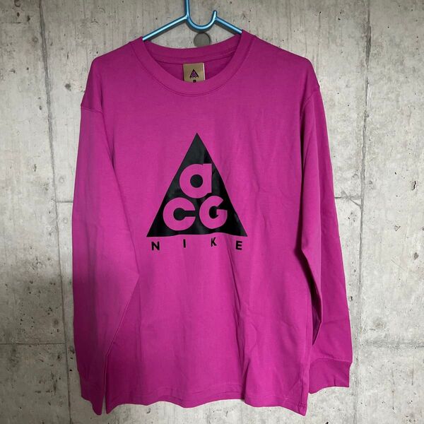 Nike ナイキACG 長袖Tシャツ ロンT Sサイズ ピンク ACG