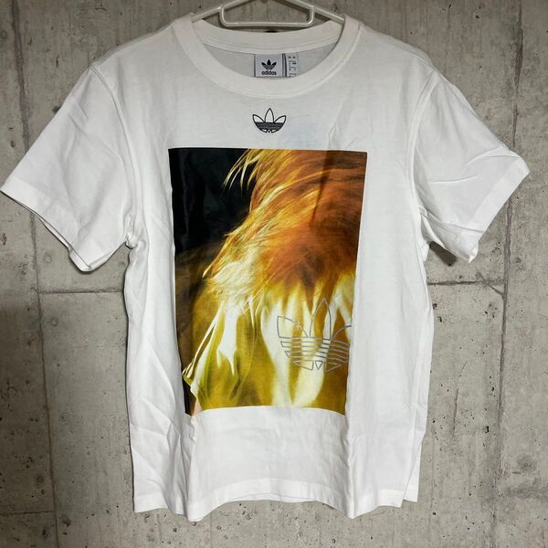 adidas ホワイト Tシャツ Sサイズ FM1916 レディース ユニセックス