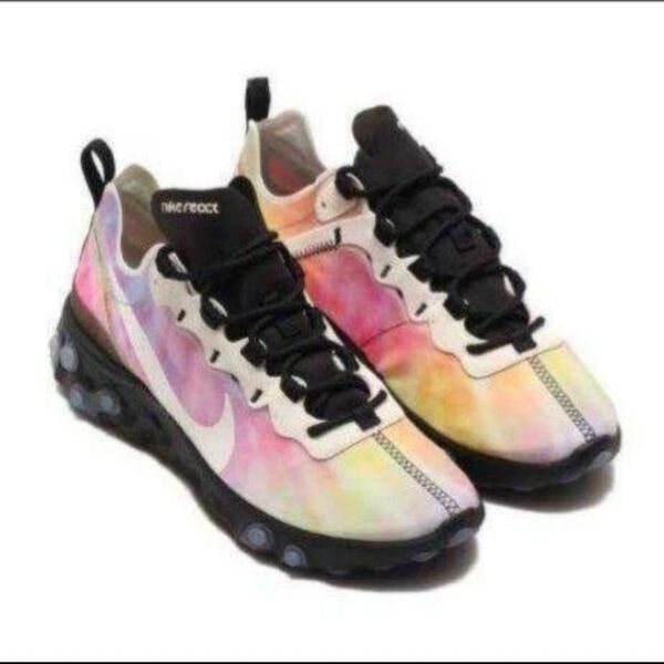 1点【28cm】NIKE ナイキリアクトエレメント55 マルチカラー スニーカー