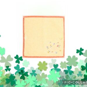 オレンジイエロー系 ☆ ハ ンカチ ☆彡.。