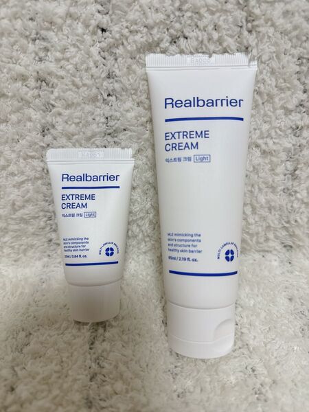 新品匿名配送 リアルバリア エクストリームクリーム ライト 60ml+25ml