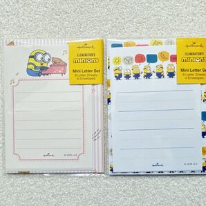 【ミニオンズ ミニレター2点セット】キャラクター レターセット 紙モノまとめ売り