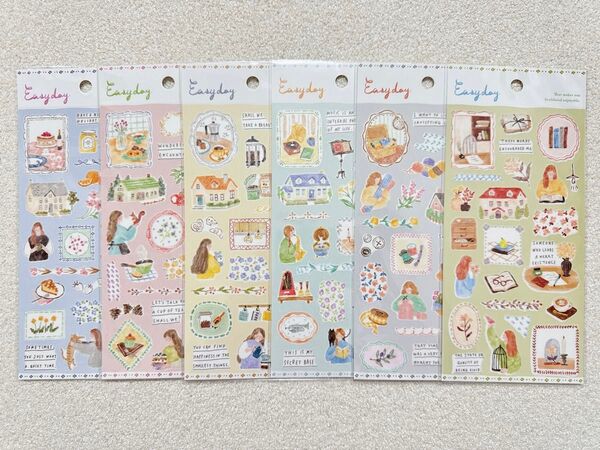 【Easyday シートシール6点セット】マスキングシール マインドウェイブ