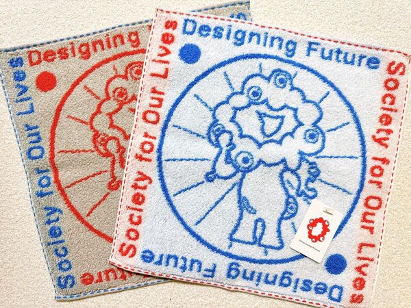【ミャクミャク タオルハンカチ2枚】シンボル EXPO2025大阪関西万博 人気