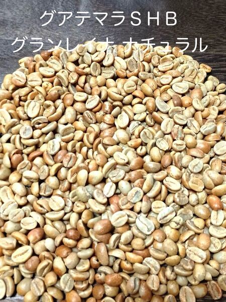 【生豆】グアテマラ グランレイナ ナチュラル SHB 200g コーヒー生豆