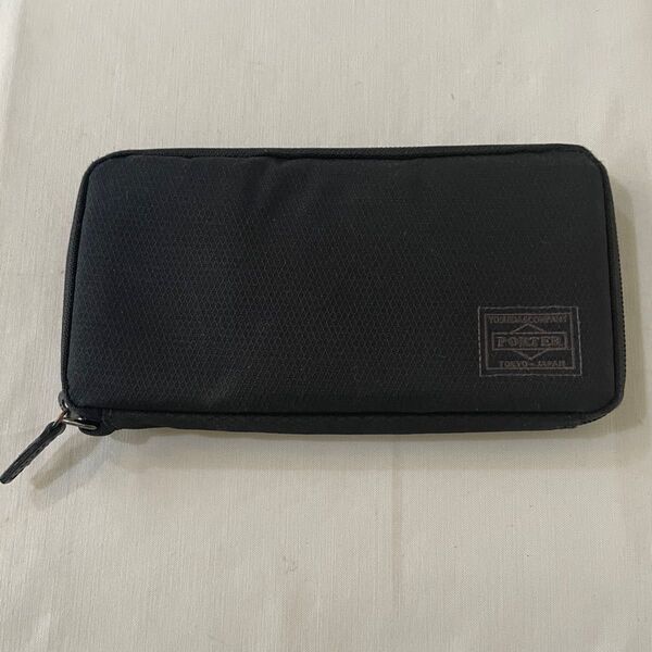良品 ポーター ディル 長財布 ロングウォレット 黒 小銭入れ付き PORTER 吉田カバン