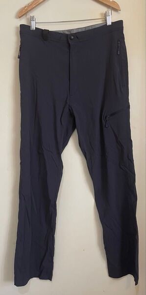 良品 モンベル ストレッチライトパンツ メンズL-S ネイビー トレッキングパンツ クライミングパンツ