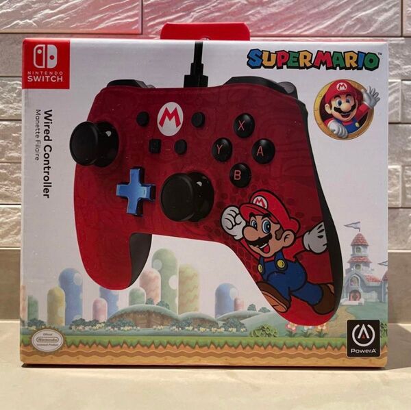 海外限定 Switch プロコン スーパーマリオ マリオデザイン 純正