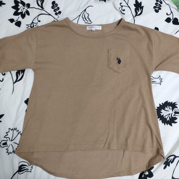 ☆U.S. POLO ASSN. ベージュ Tシャツ Mサイズ☆