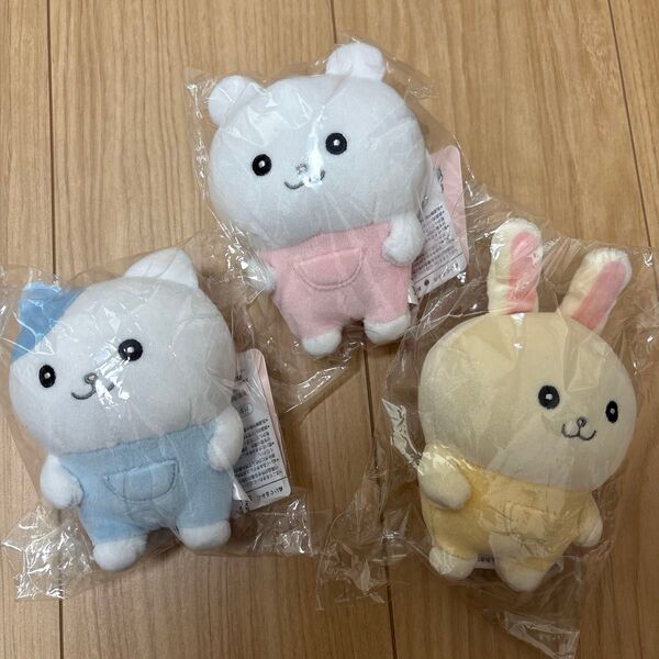 なんか似てるの ぽてたまぬいぐるみ うさぎ ハチワレ ちいかわ 3点セットぽてたま ぬいぐるみ マスコット なんとかバニア