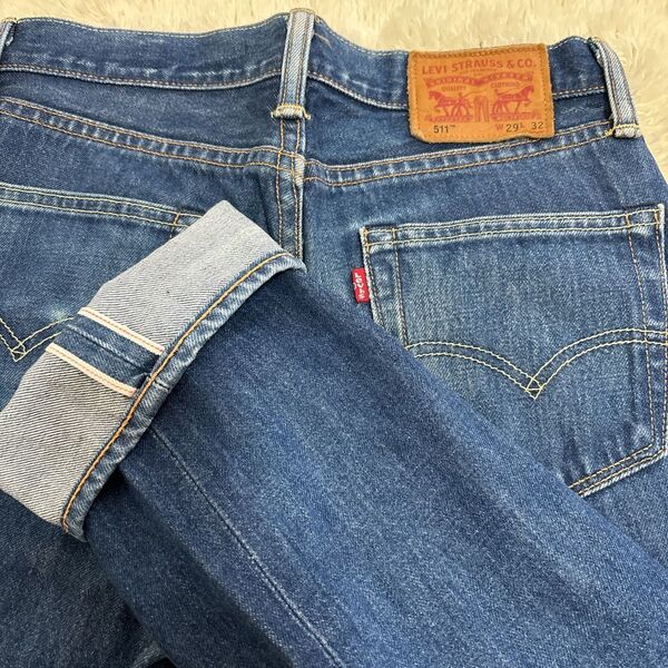 希少 LEVI'S 511 ホワイトオーク 赤耳 W29L32