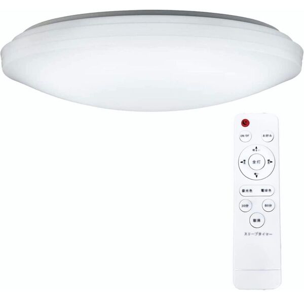 LEDシーリングライト リモコン付き 6~8畳用