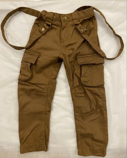 【コムサ COMME CA ISM】 子供用カーゴパンツ ブラウン 110cm 長ズボン ボトム ズボン