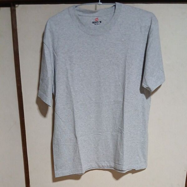 BEEFY無地Tシャツ グレー XL