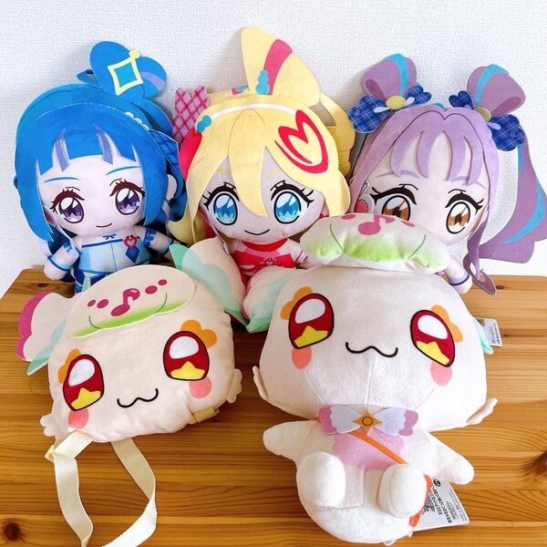 キミとアイドルプリキュア めちゃもふぐっとぬいぐるみ キュアアイドル キュアウインク キュアキュンキュン プリルン