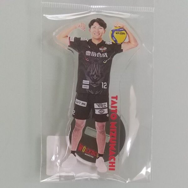 水町泰杜 ウルフドッグス名古屋 アクリルスタンド 24-25シーズン ブラックユニ アクスタ SVリーグ volleyball