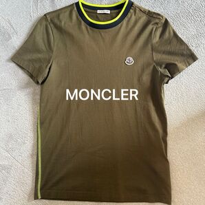 値下げ!正規品 MONCLER Tシャツ カーキグリーン