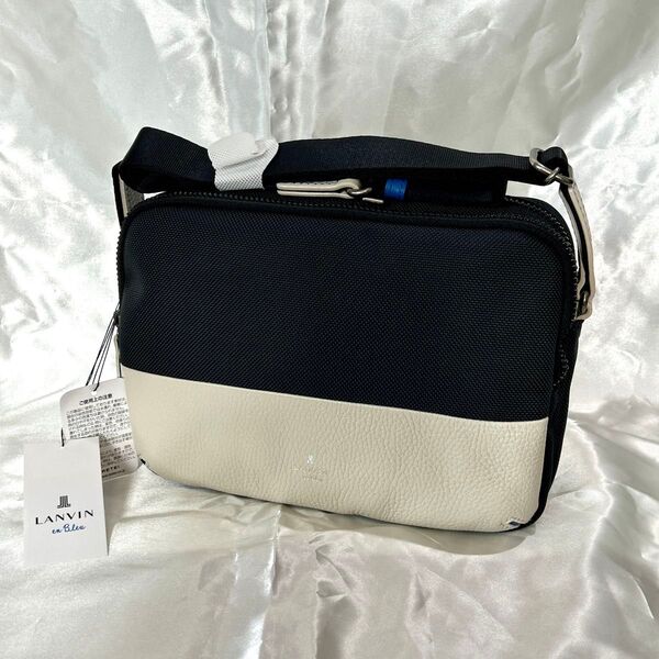 【新品 送料無料】LANVIN en Bleu ホライゾン ショルダーバッグ ランバンオンブルー 定価¥19800
