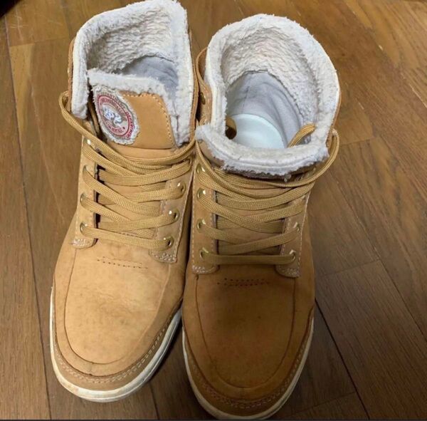 ティンバーランド timberland ブーツ中古 8w ムートンブーツ