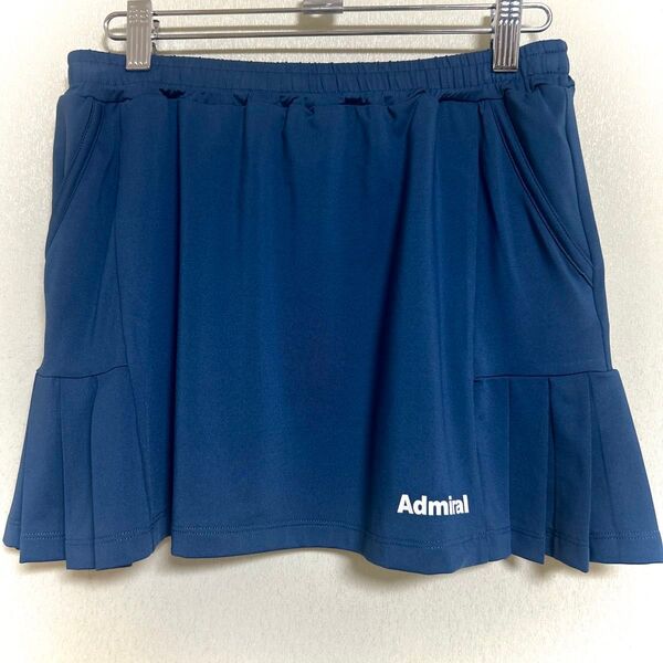 【新品未使用】タグ付きAdmiral スコート 2025年春夏モデル ネイビー Mサイズ