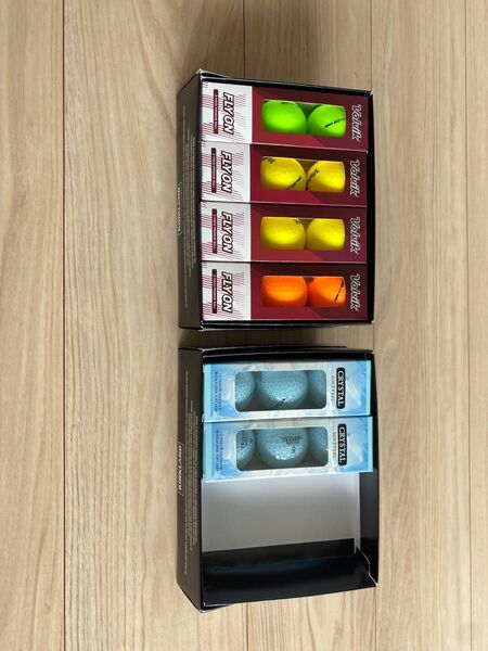 VolvikのFLY ONゴルフボール18個セット マルチカラー