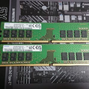 Samsung PC4 2666v(DDR4)8GB×2 合計16GB デスクトップPC用メモリ 動作品