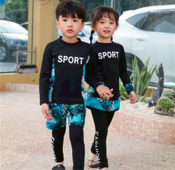 ラッシュガード パンツ レギンス 3点セット 150サイズ 男の子 水着