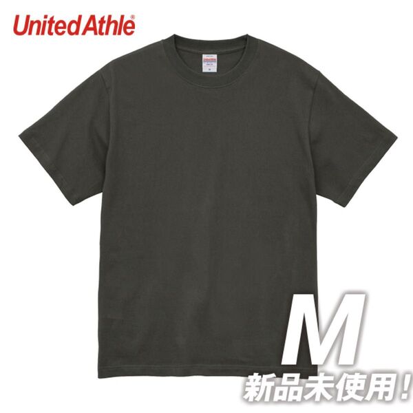 Tシャツ 半袖 5.6オンス ハイクオリティー【5001-01】 M ヘイジーブラック 綿100% 無地 ユナイテッドアスレ