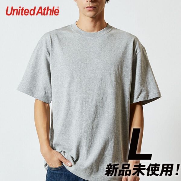 Tシャツ 半袖 厚手 オープンエンド ヘヴィーウェイト6.0オンス 綿100%【4208-01】L ヘザーグレー 半袖Tシャツ
