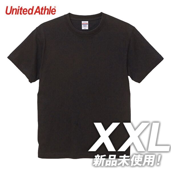 Tシャツ 半袖 厚手 オープンエンド ヘヴィーウェイト6.0オンス 綿100%【4208-01】XXL ブラック 無地 黒