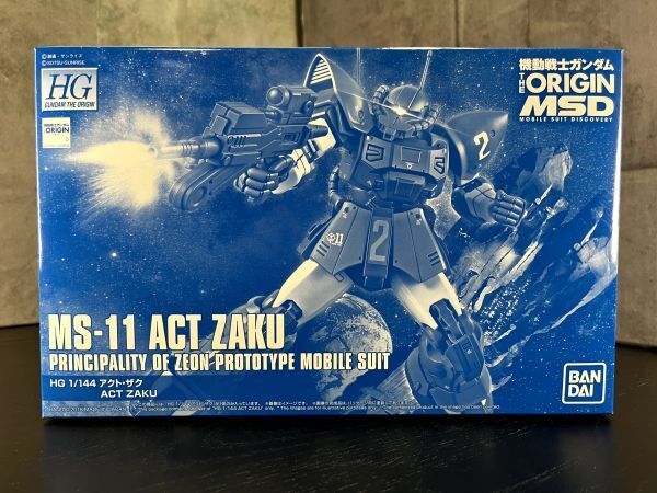 B05【新品未組立】プレミアムバンダイ限定 HG 1/144 機動戦士ガンダム THE ORIGIN MSD アクト・ザク ガンプラ バンダイ Gunpla Bandai