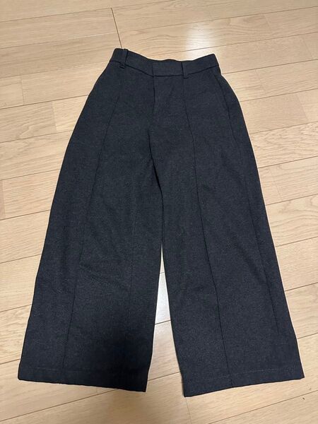 UNIQLOユニクロ ブラッシュドジャージーワイドパンツ XSサイズ