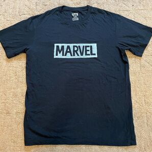 MARVEL ロゴ Tシャツ 黒