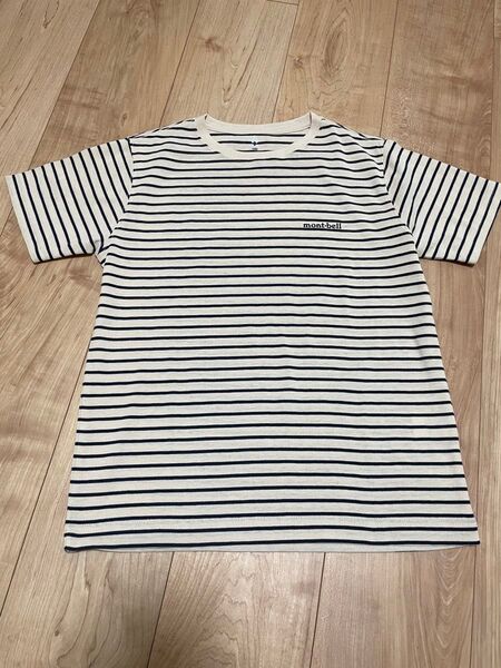 mont-bell モンベル 半袖Tシャツ Tシャツ ボーダー キッズ 150