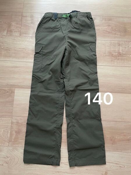 【美品】 モンベル キッズ パンツ 140 mont-bell カーゴパンツ パンツ ストレッチカーゴパンツ