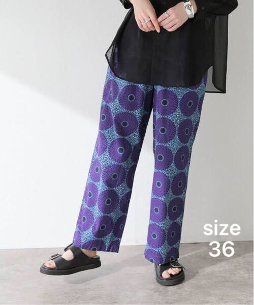 LE GLAZIK バティック パンツ 36 イージーパンツ