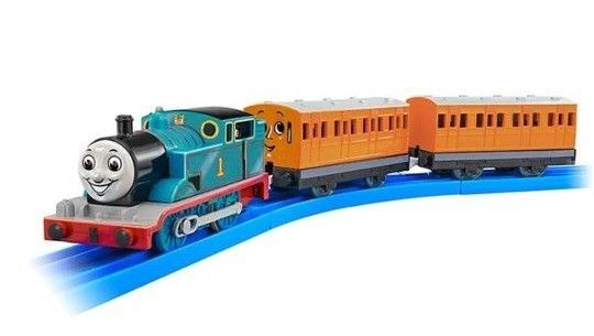 プラレール きかんしゃトーマス原作出版80周年プラレールえほんトーマス2台セット(おまけつき) 匿名配送