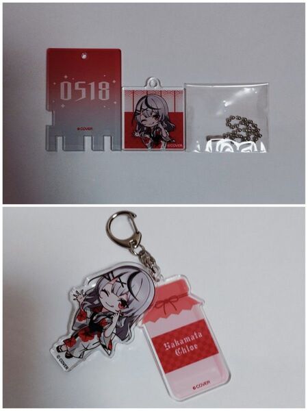 ホロライブ 沙花叉クロヱ 極楽湯 アクリルキーホルダー