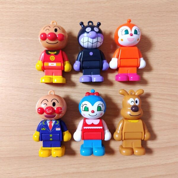 アンパンマン ブロックラボ 人形 6体まとめ売り