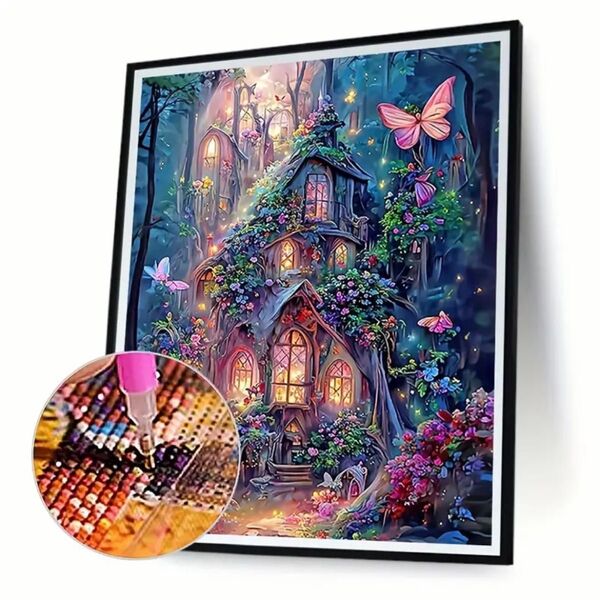 ダイヤモンドアートキット 未使用品 30x40 ラウンド ファンタジー 【03】