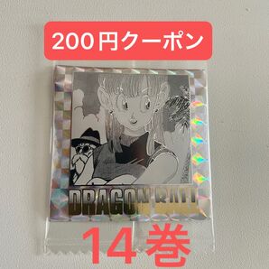 ドラゴンボール40周年記念 オリジナルイラストレーション シールウエハース 14巻 ブルマ