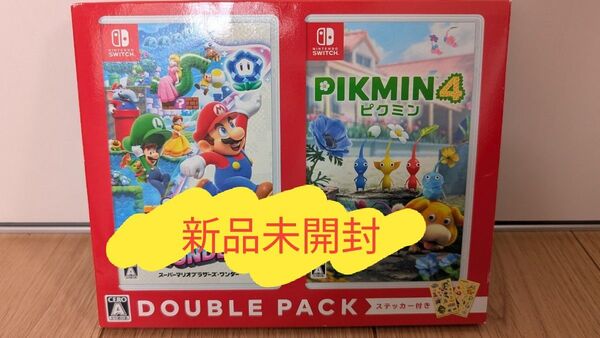 スーパーマリオブラザーズ ワンダー Pikmin4 ダブルパックNintendo Switch 新品未開封