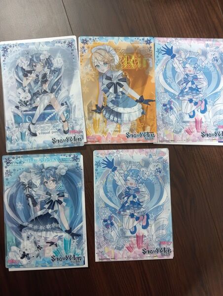 初音ミク SnowMiku 2025 クリアビジュアルポスター