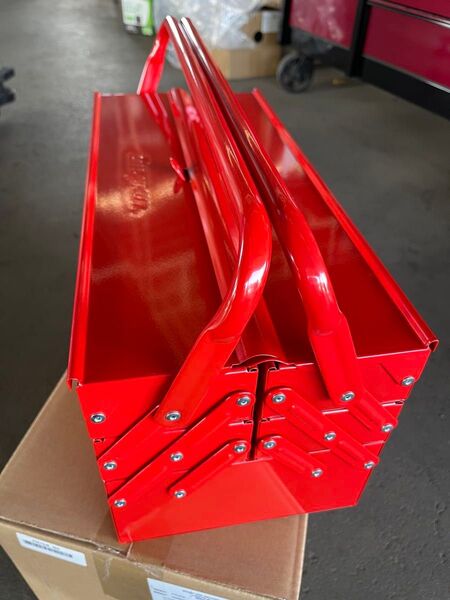 Snap-on スナップオン 工具箱 メタルツールボックス 携行型 【未使用】赤