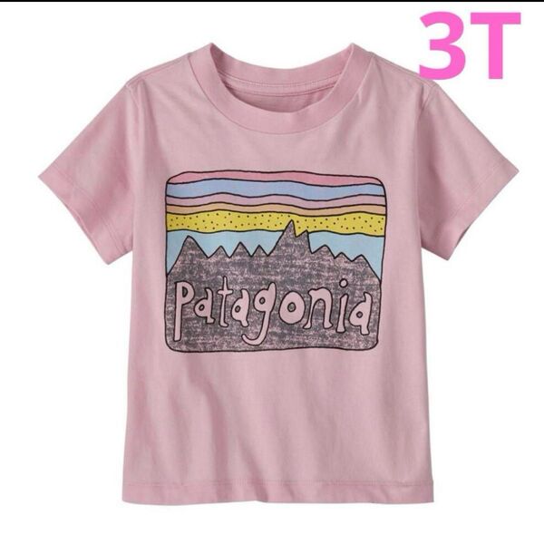 【新品・タグ付き・未開封】パタゴニア 3T 半袖 Tシャツ ピンク キッズ