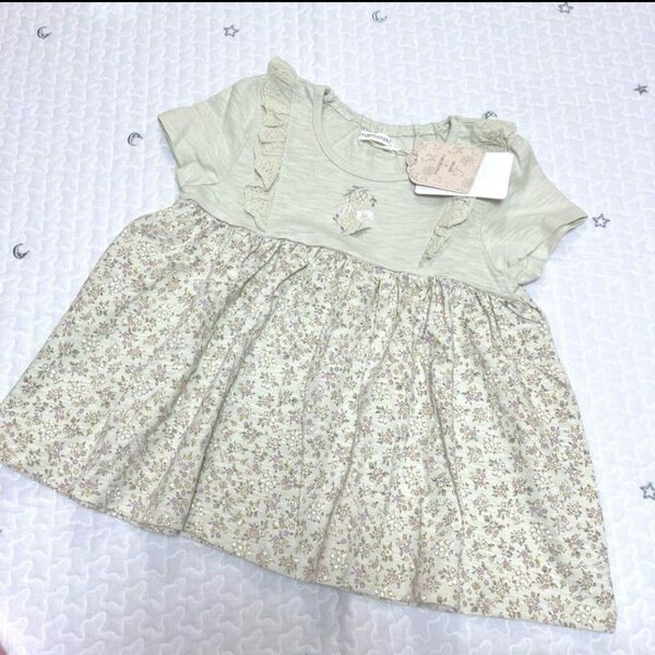 バースデイ mamaraku 花柄チュニック タグ付き新品