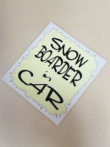 商品番号440 ステッカー　スノーボード　スノボー　スキー　趣味　デカール　アメリカン雑貨　雪山　山ごもり　スノーボーダー