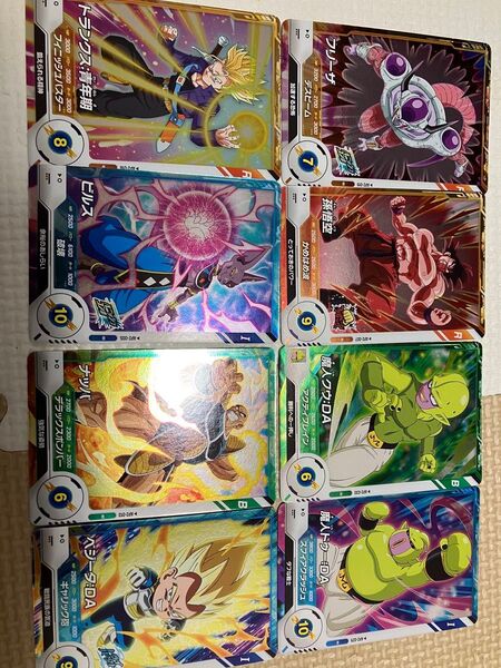 ドラゴンボール スーパーダイバーズ Rカードセット 孫悟空 トランクス ベジータ ナッパ フリーザー 魔人クウ アドバンスパック2