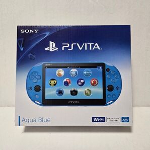 新品未使用 PlayStation Vita Wi-Fiモデル アクア・ブルー PCH-2000 ZA23 本体 ソニー